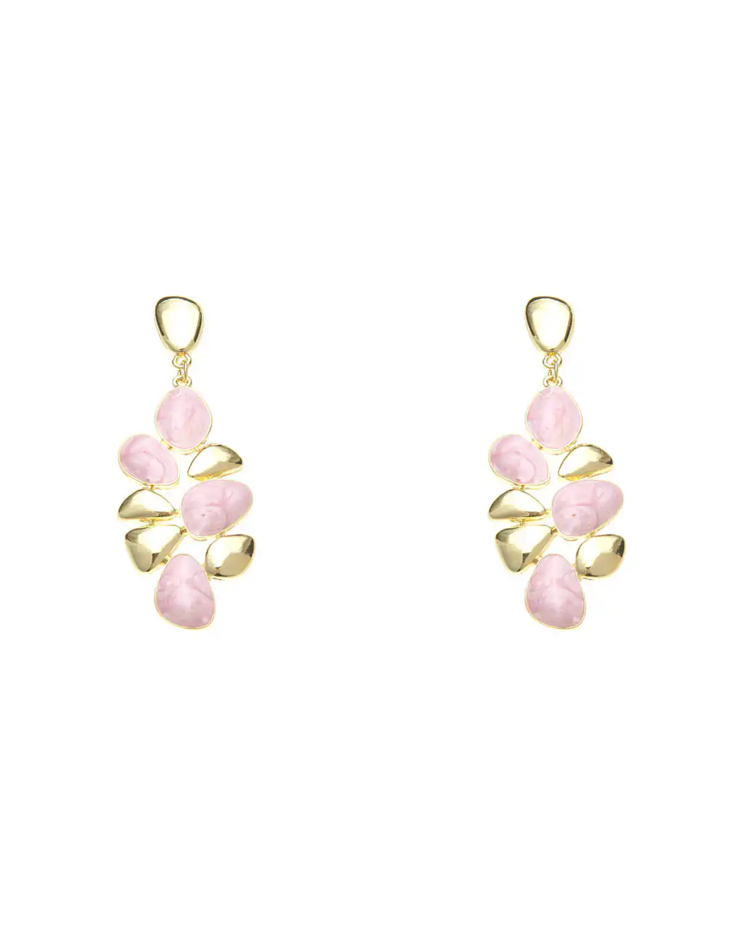 Καρφωτό σκουλαρίκι XY-3530-20 – Ροζ