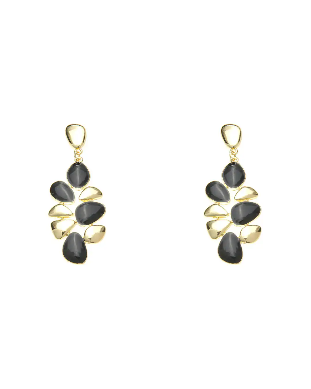 Καρφωτό σκουλαρίκι XY-3530-20 – Μαύρο