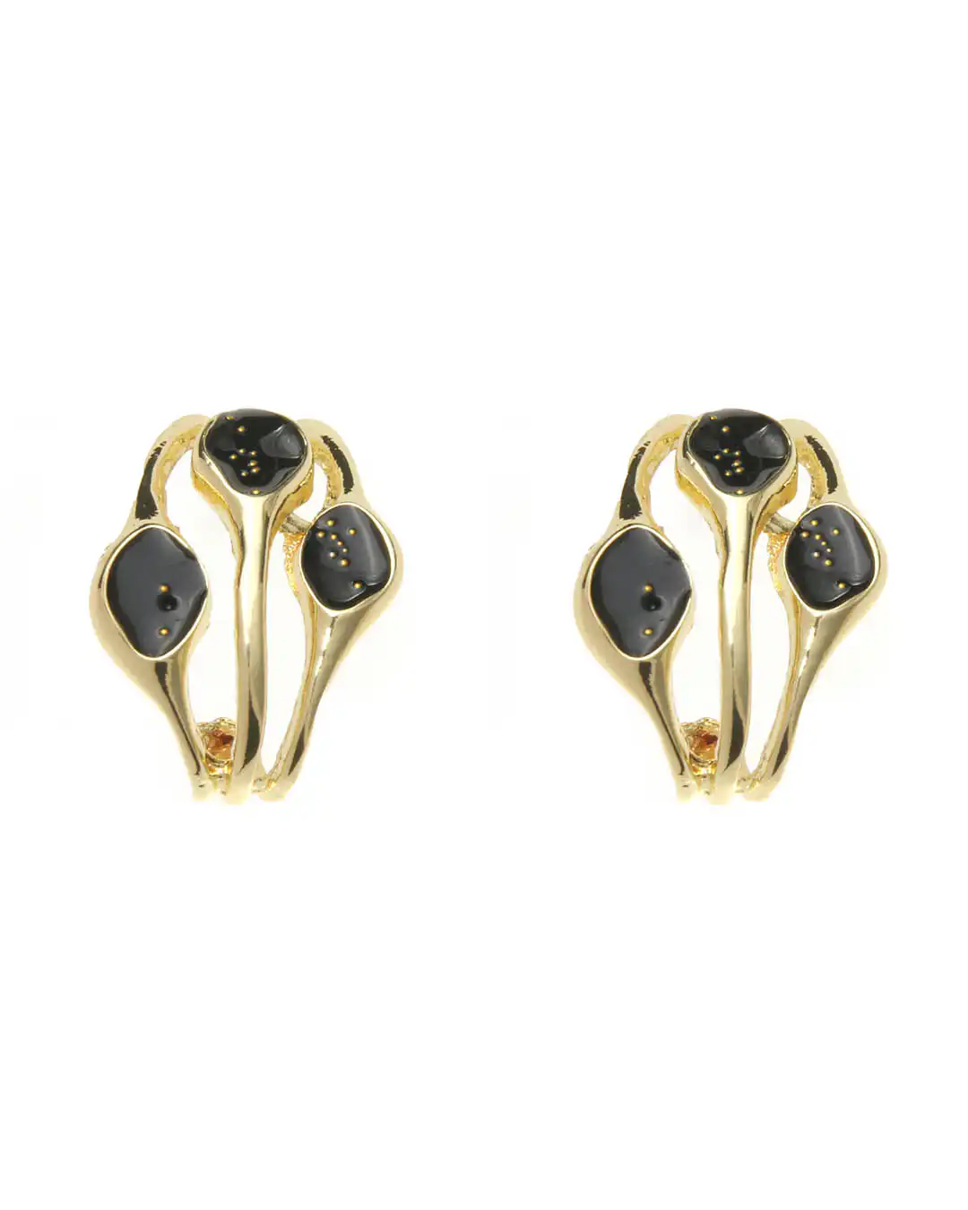 Κρεμαστό σκουλαρίκι XY-3517-20 – Μαύρο