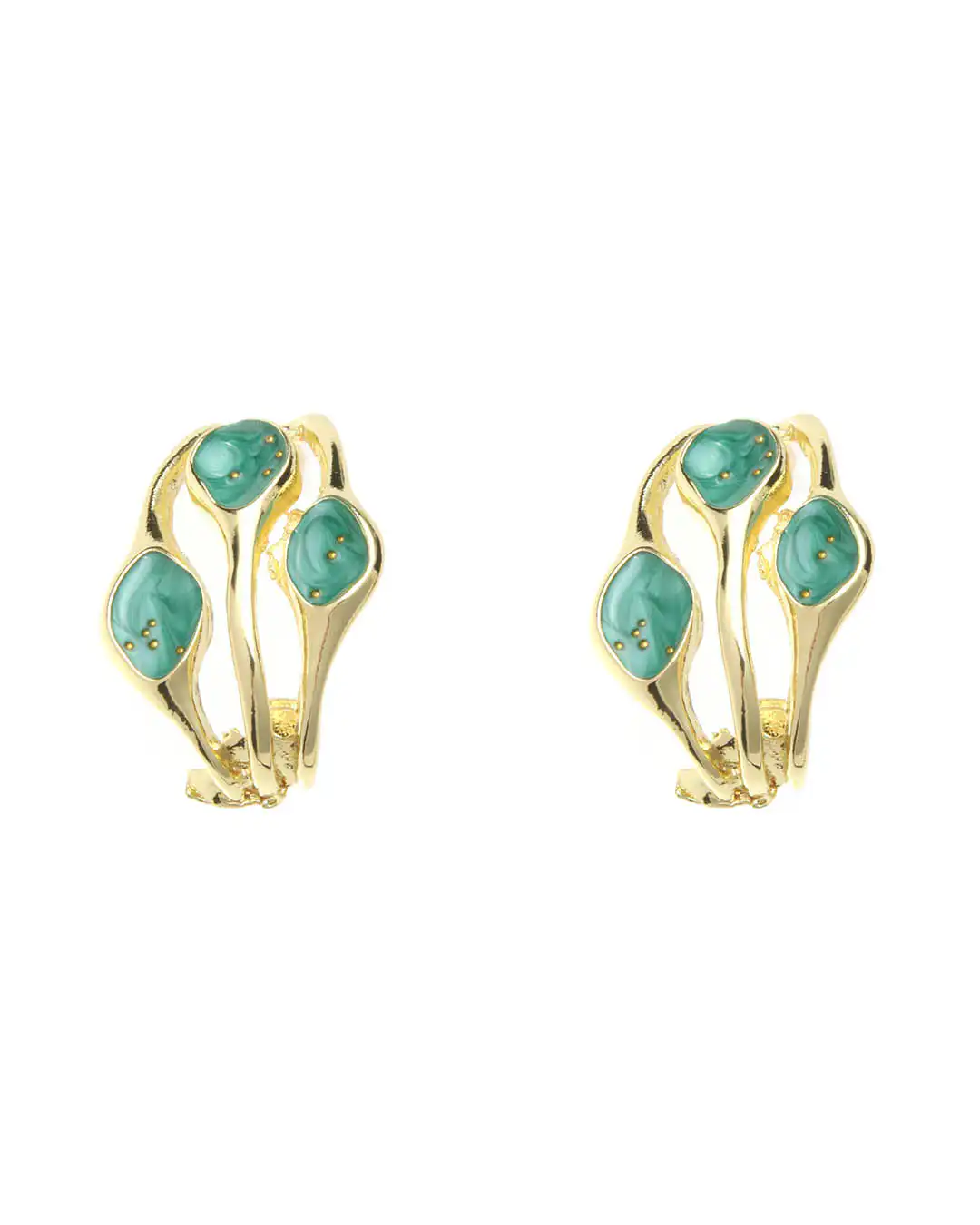 Κρεμαστό σκουλαρίκι XY-3517-20 – Πράσινο