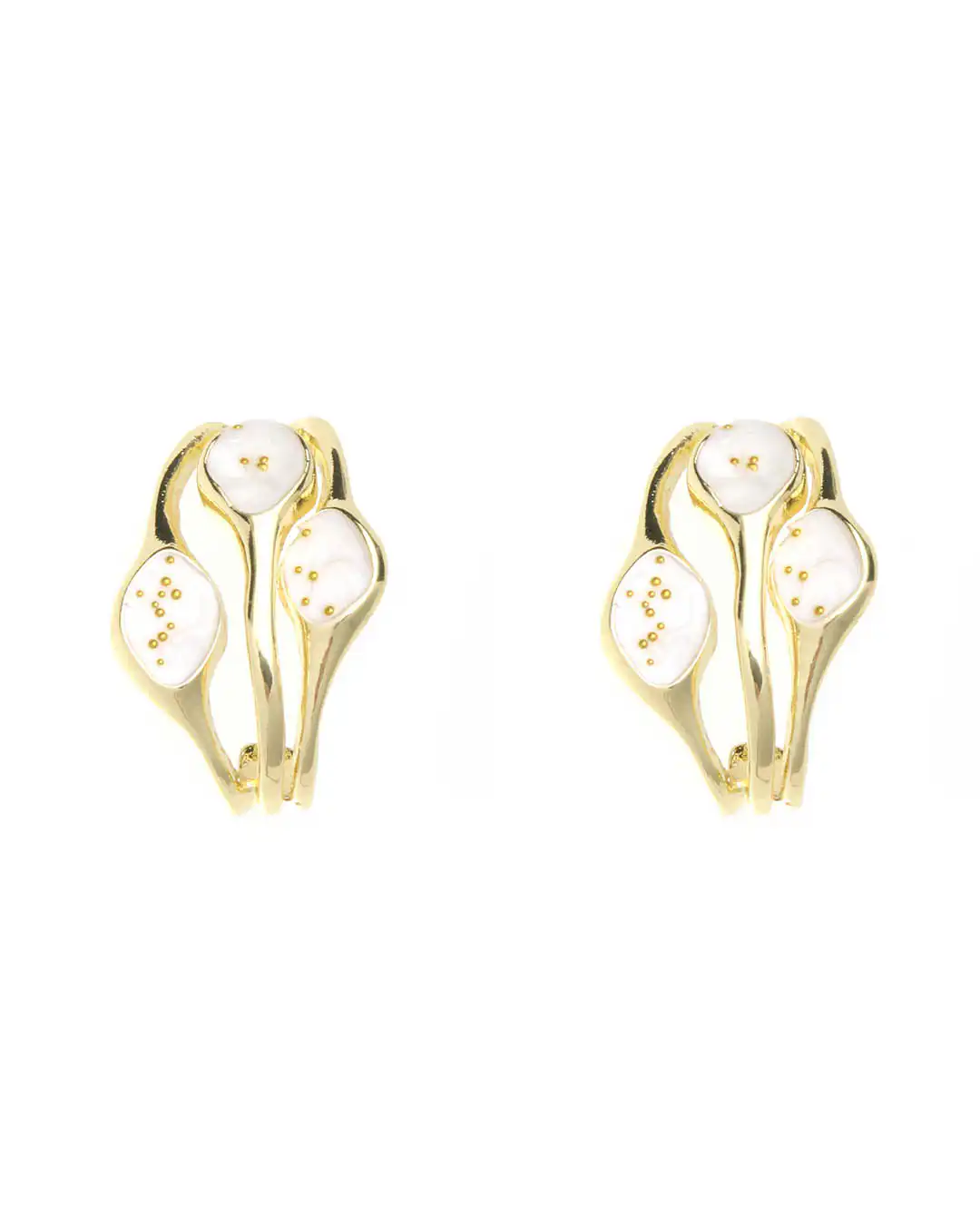 Κρεμαστό σκουλαρίκι XY-3517-20 – Ασπρο