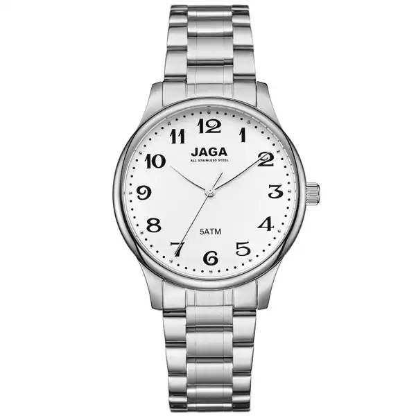 Ρολόι JAGA ατσάλινο J100-1