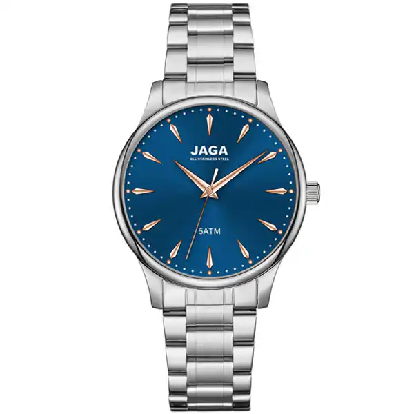 Ρολόι JAGA ατσάλινο J100-5
