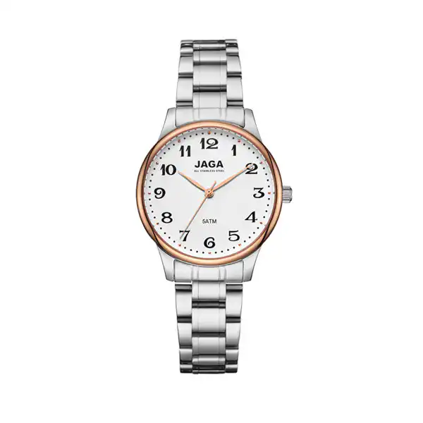 Ρολόι JAGA ατσάλινο J101-3