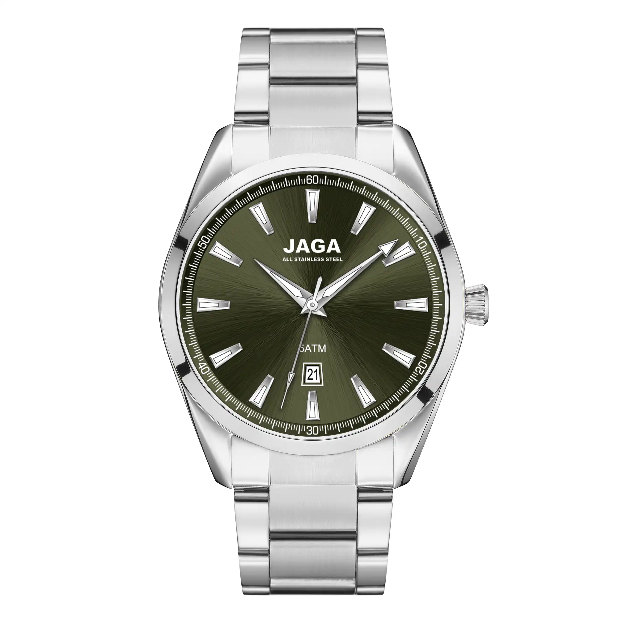 Ρολόι JAGA ατσάλινο J104-4 Ρολόι JAGA ατσάλινο J104-4