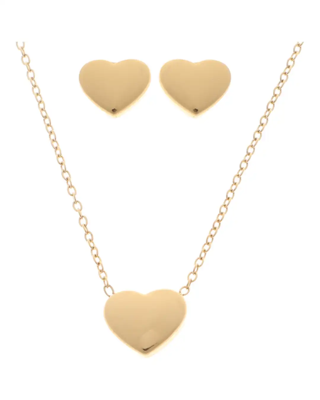 Κρεμαστό σετ λαιμού με σκουλαρίκια JY-8716-11 – Χρυσό Κρεμαστό σετ λαιμού με σκουλαρίκια JY-8716-11 – Χρυσό