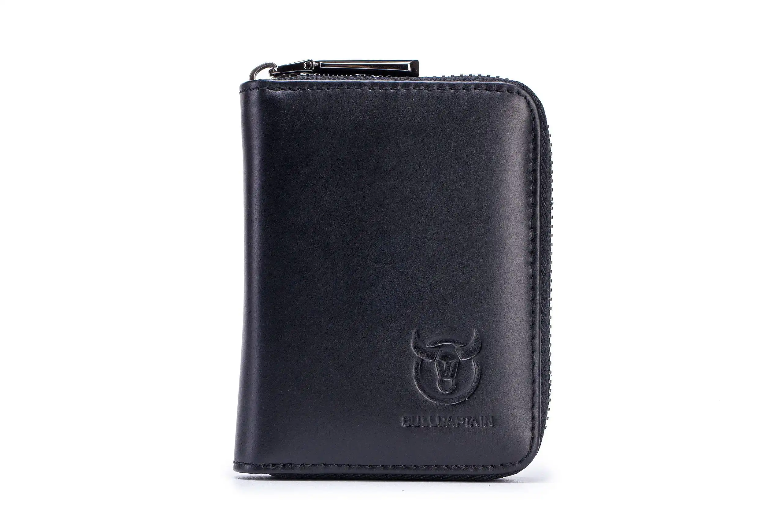 Δερμάτινο πορτοφόλι καρτοθήκη Bull Captain KB05 μαύρο