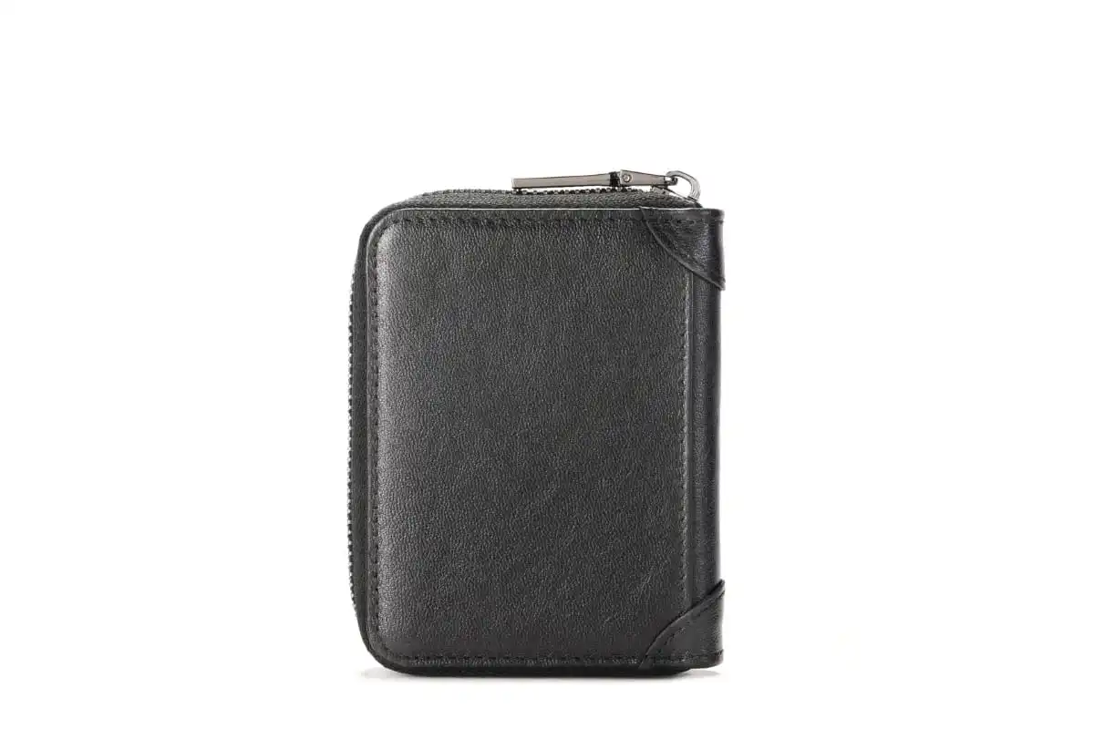 Δερμάτινο πορτοφόλι καρτοθήκη Bull Captain KB476 μαύρο