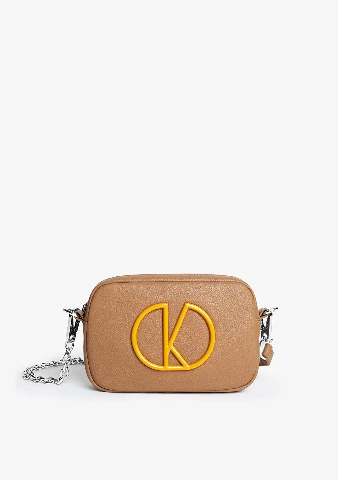 Γυναικεία Τσάντα Χιαστί Kalk KLABAG12-0037 καφέ Γυναικεία Τσάντα Χιαστί Kalk KLABAG12-0037 καφέ