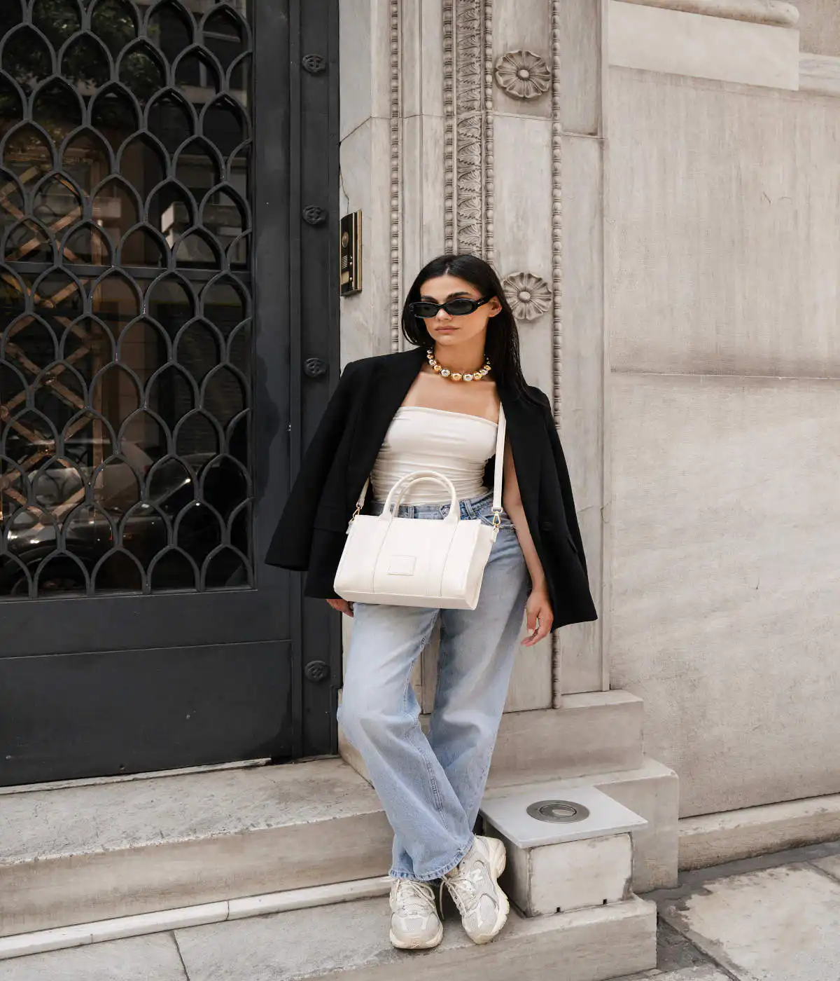 Korina Medium Off White