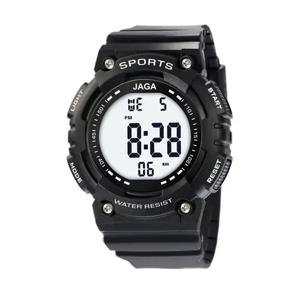 Ρολόϊ ψηφιακό JAGA M124X-ΜΑΥΡΟ