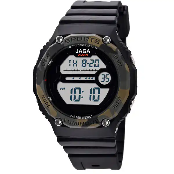 Ρολόι JAGA M130X Μαύρο Παραλλαγή Ρολόι JAGA M130X Μαύρο Παραλλαγή