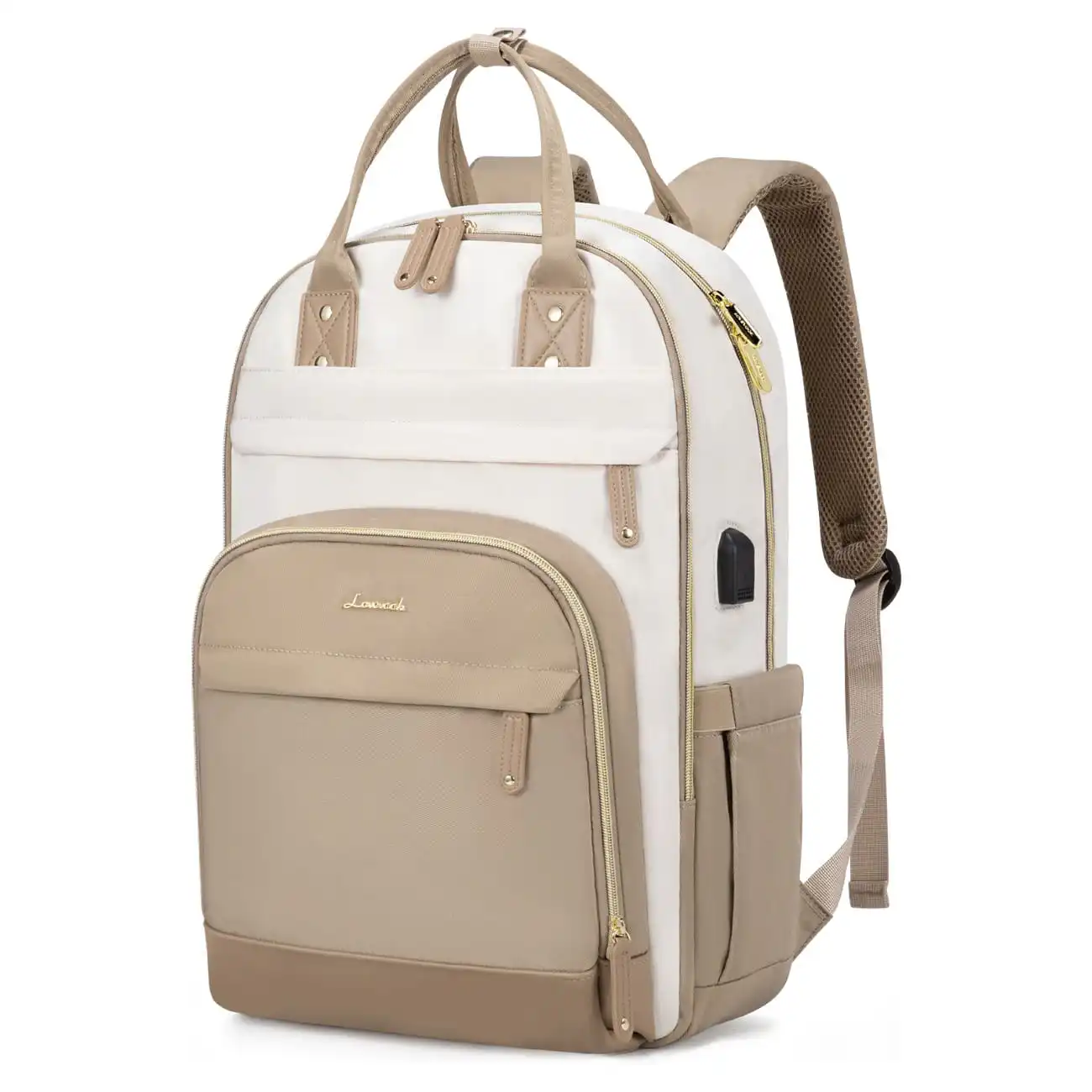 Γυναικείο Σακίδιο Φορητού Υπολογιστή Lovevook 15,6” MB2012 khaki/beige