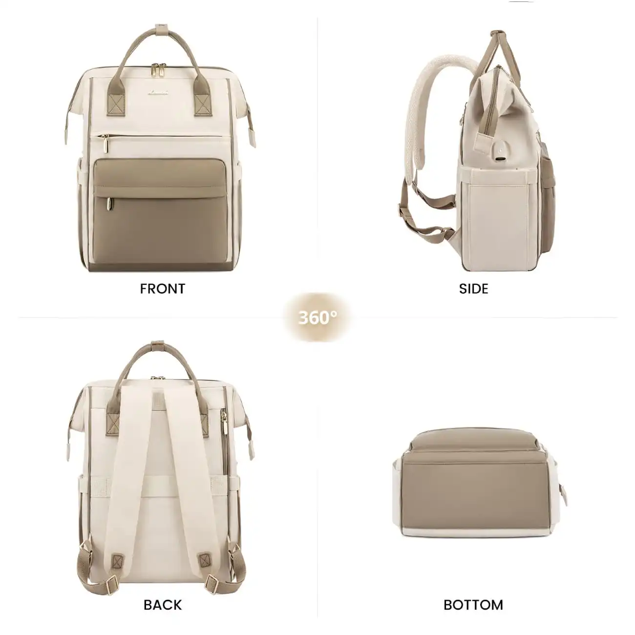 Σακίδιο Επαγγελματικό Γυναικείο Lovevook 15,6'' MB2020 beige/khaki