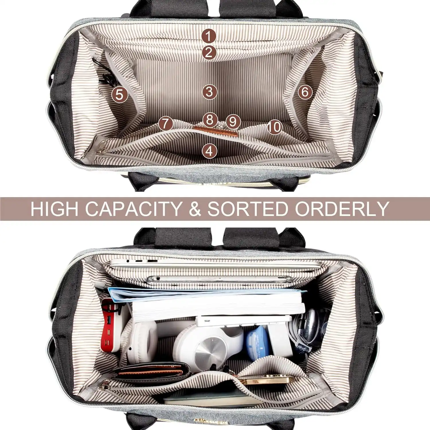 Γυναικείο Σακίδιο Φορητού Υπολογιστή Lovevook 15,6'' MB2046 Grey/black