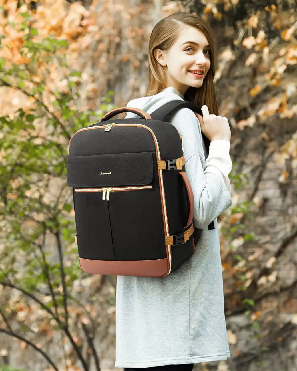 Σακίδιο Ταξιδίου Καμπίνας 40L 17,3" MB2112 black brown Σακίδιο Ταξιδίου Καμπίνας 40L 17,3" MB2112 black brown