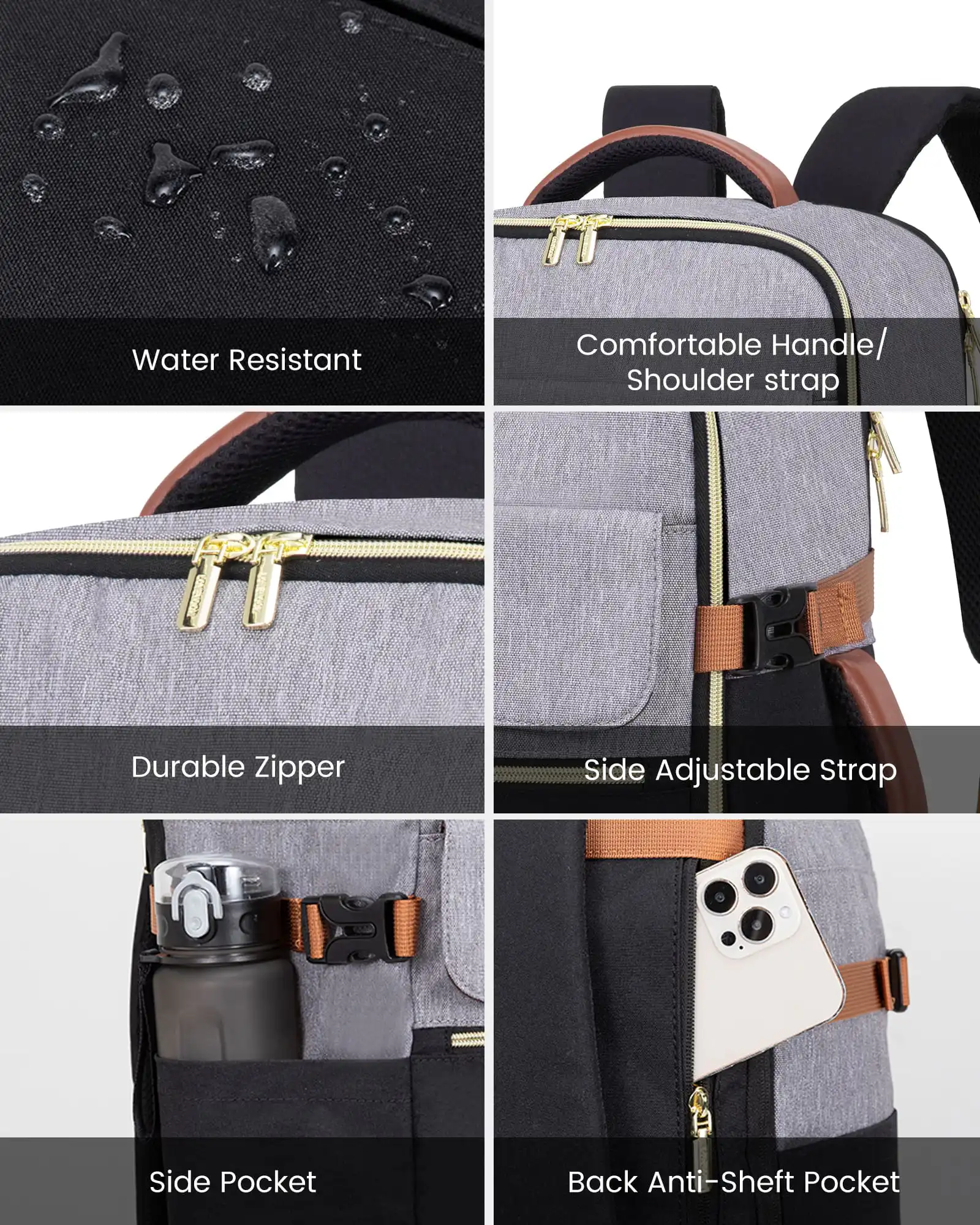 Σακίδιο Ταξιδίου Καμπίνας 40L 17,3" MB2112 black/gray