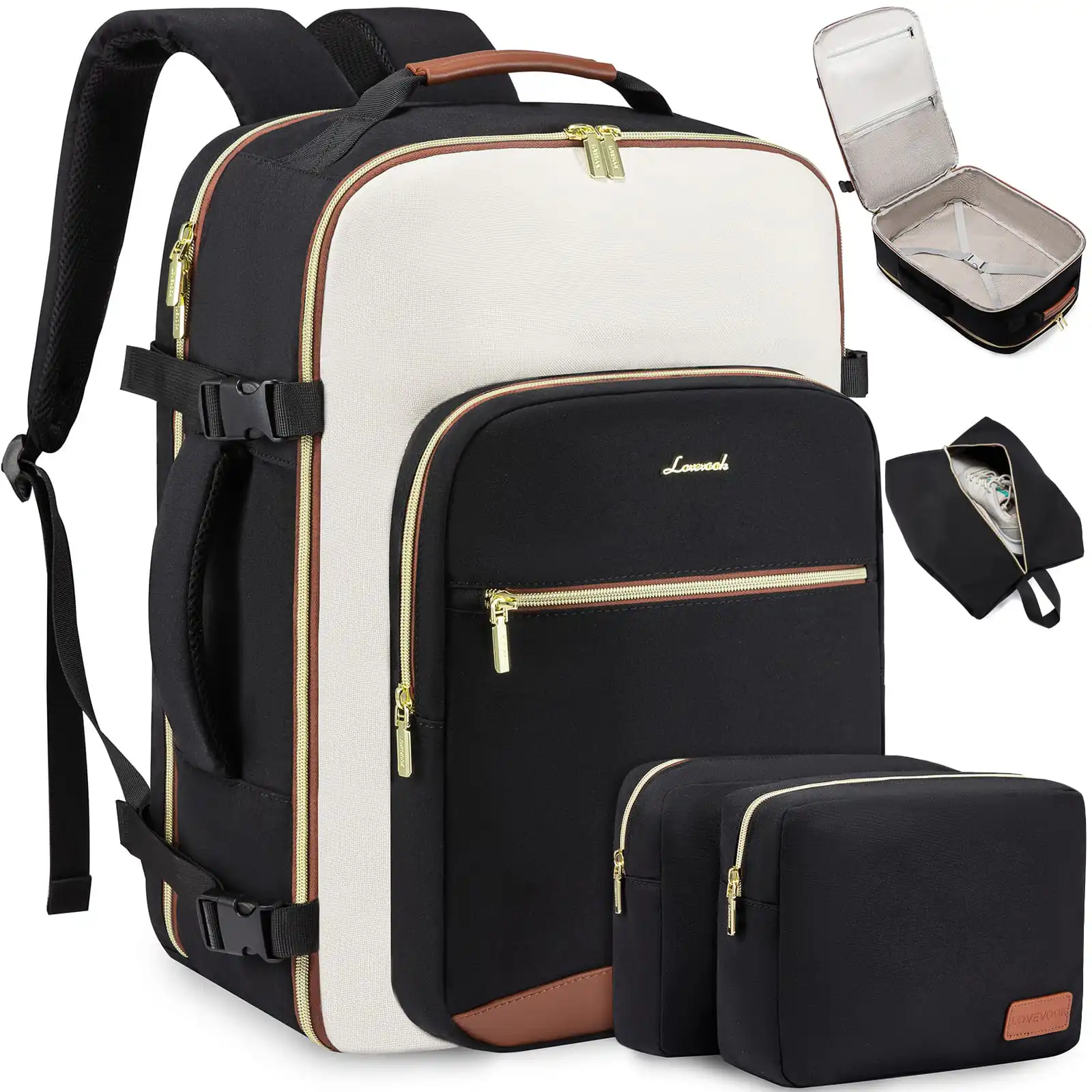 Σακίδιο πλάτης καμπίνας 40L 17,3" MB2141 black/white Σακίδιο πλάτης καμπίνας 40L 17,3" MB2141 black/white