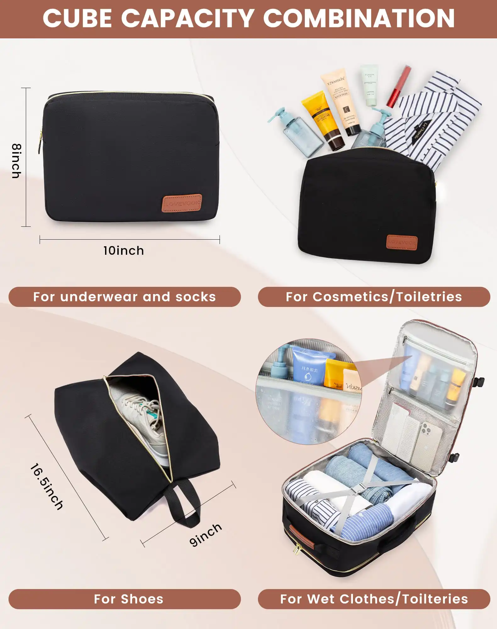 Σακίδιο πλάτης καμπίνας 40L 17,3" MB2141 black/white