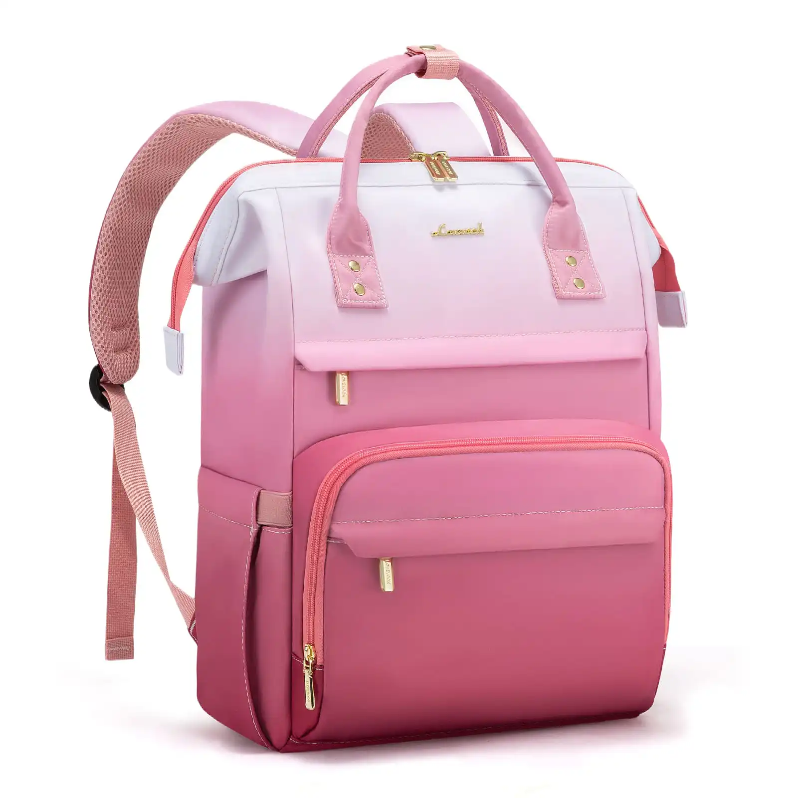 Γυναικείο Σακίδιο Φορητού Υπολογιστή Lovevook 15,6'' MB2197 beige/pink