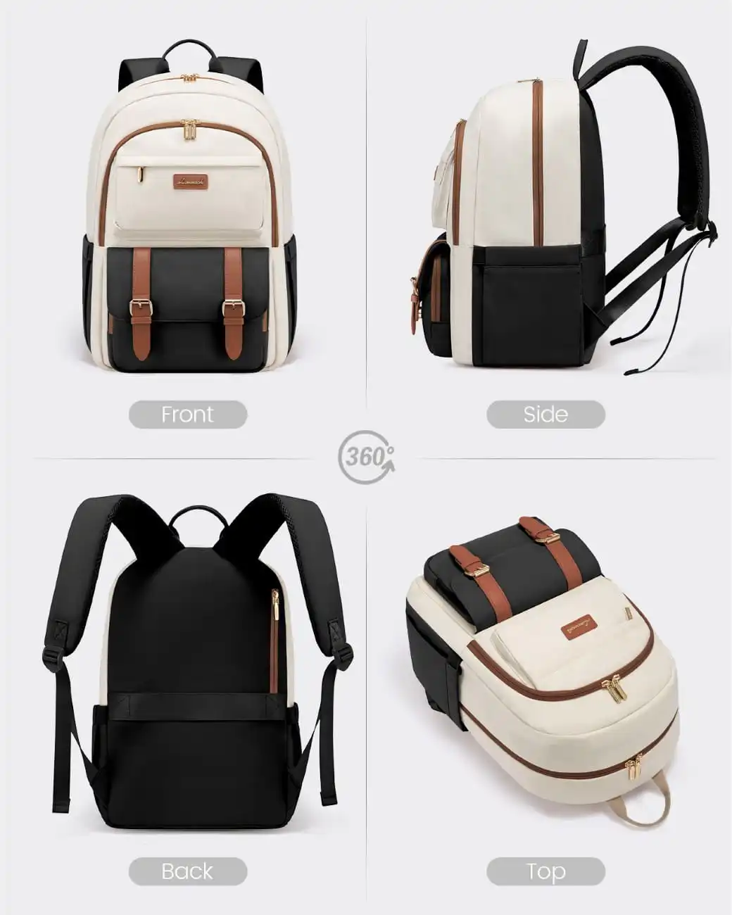 Γυναικείο Σακίδιο Για Laptop Lovevook 15,6'' MB3158 beige/black