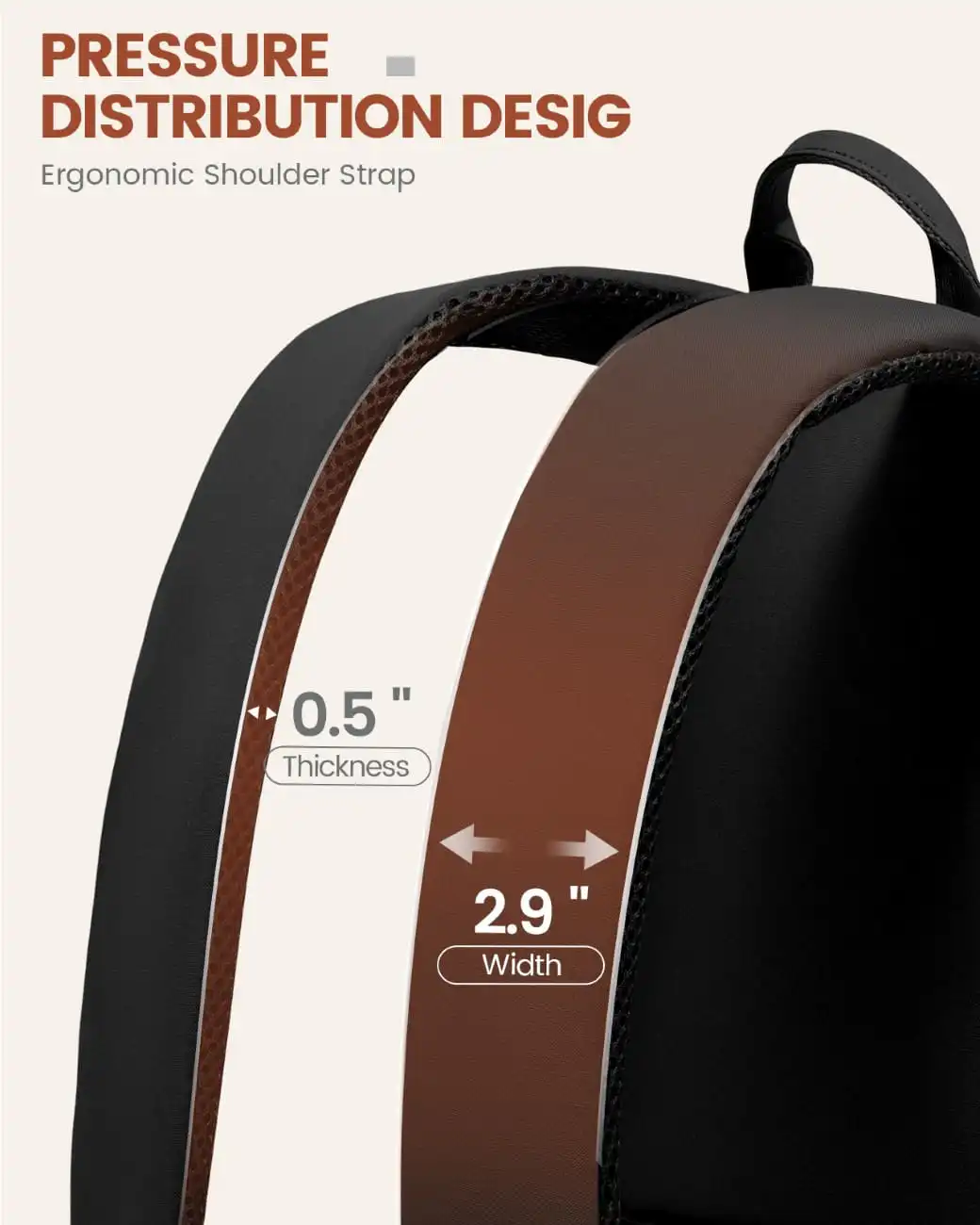 Γυναικείο Σακίδιο Για Laptop Lovevook 15,6'' MB3158 beige/black