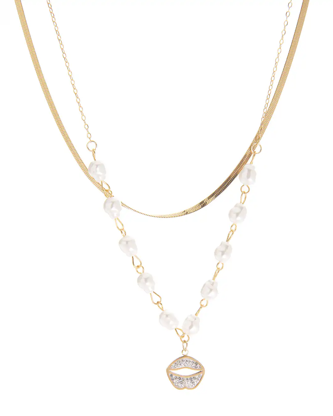 Διπλή αλυσίδα λαιμού MN43-50 – Χρυσό Διπλή αλυσίδα λαιμού MN43-50 – Χρυσό