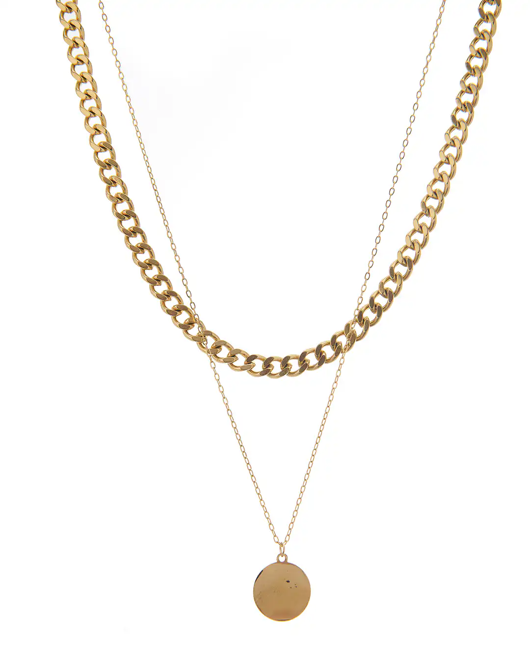 Διπλή αλυσίδα λαιμού MN4324-25 – Χρυσό Διπλή αλυσίδα λαιμού MN4324-25 – Χρυσό