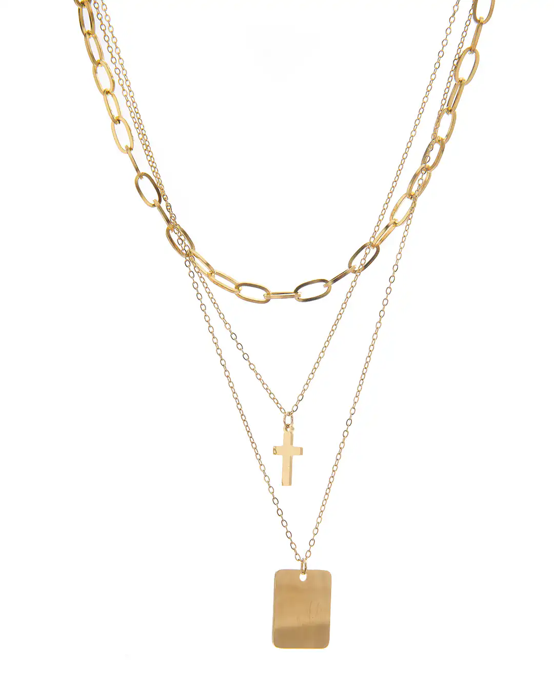 Τριπλή αλυσίδα λαιμού MN4324-48 – Χρυσό Τριπλή αλυσίδα λαιμού MN4324-48 – Χρυσό
