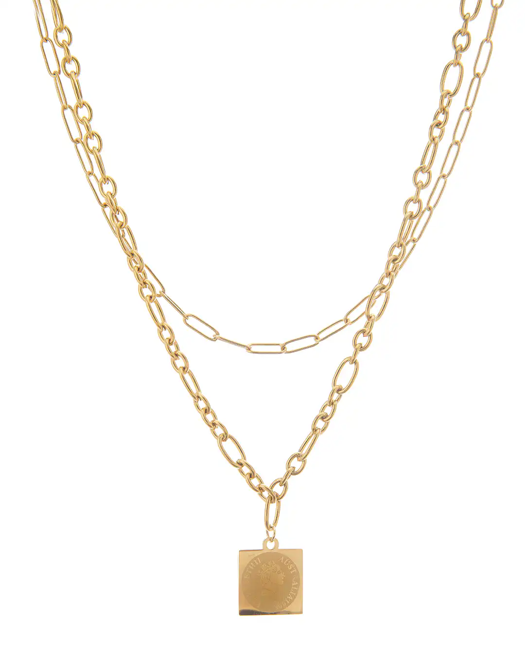 Διπλή αλυσίδα λαιμού MN4324-63 – Χρυσό Διπλή αλυσίδα λαιμού MN4324-63 – Χρυσό