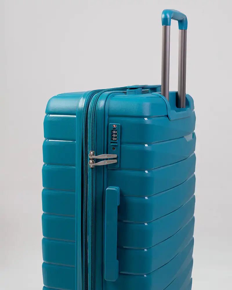 Βαλίτσα Σκληρή 1024 Επεκτεινόμενη Teal – Μεσαία