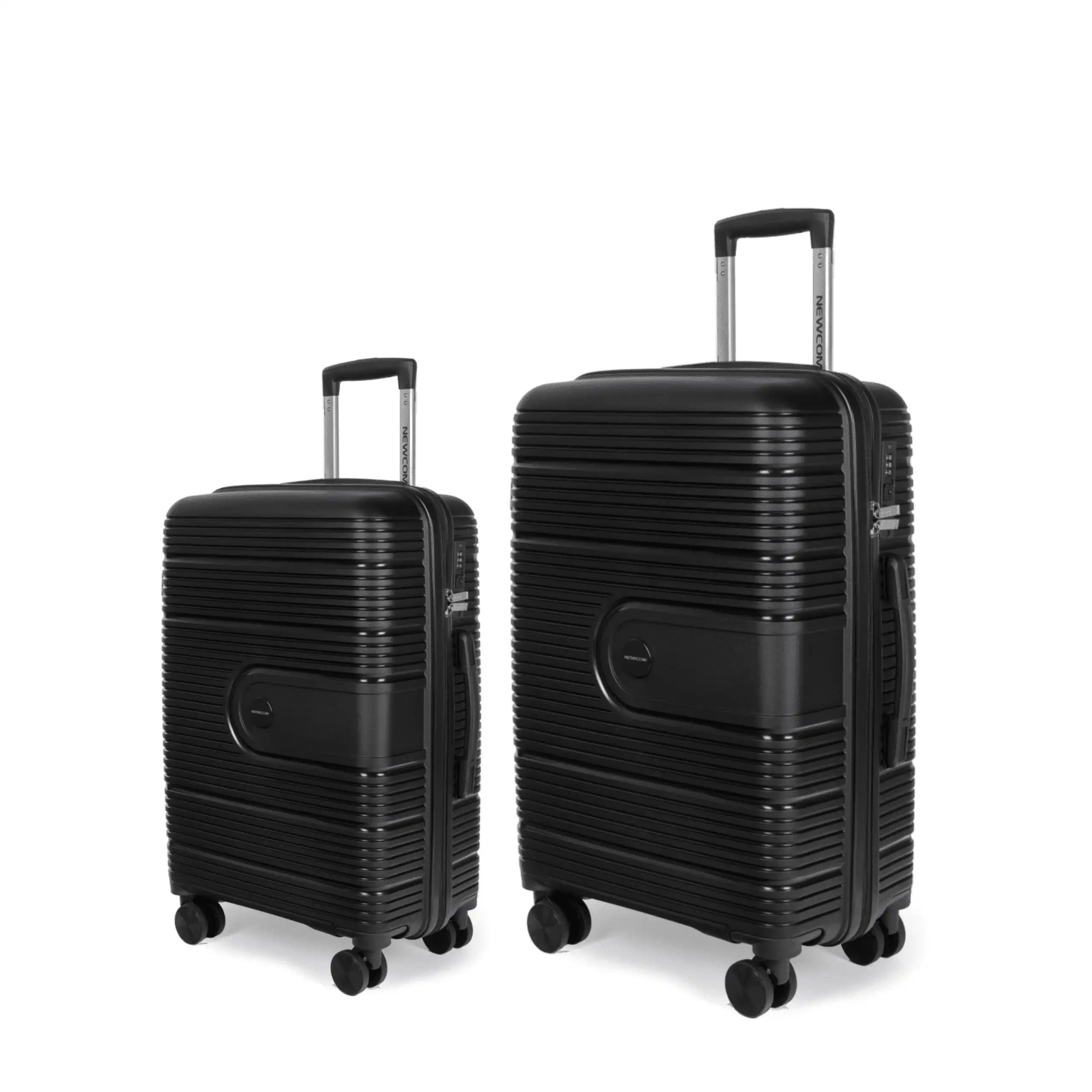 Βαλίτσες σκληρές μικρή μεσαία Newcom (PP) N1594 μαύρο