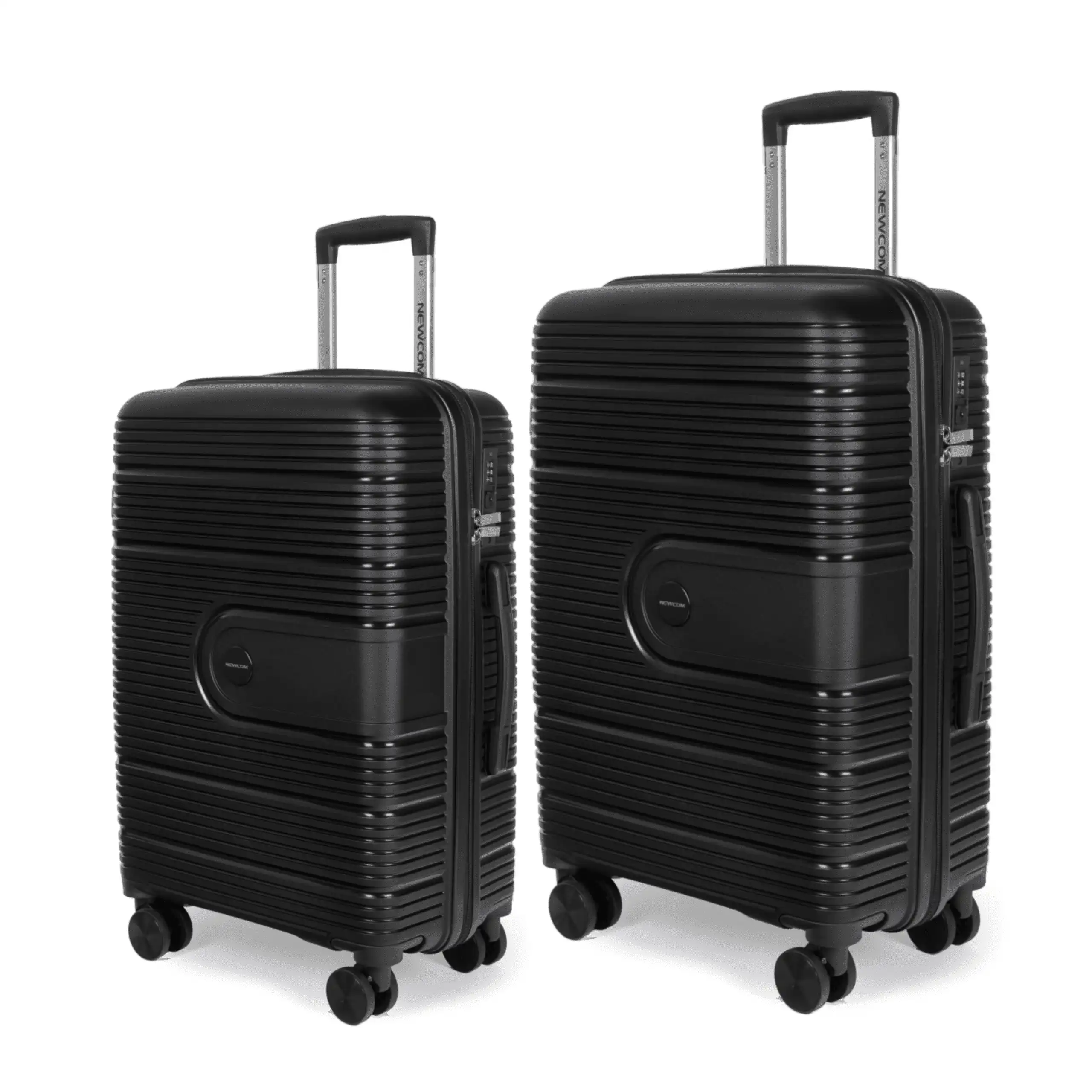 Βαλίτσες ελαφριές μεσαία μεγάλη Newcom (PP) N1594 μαύρο