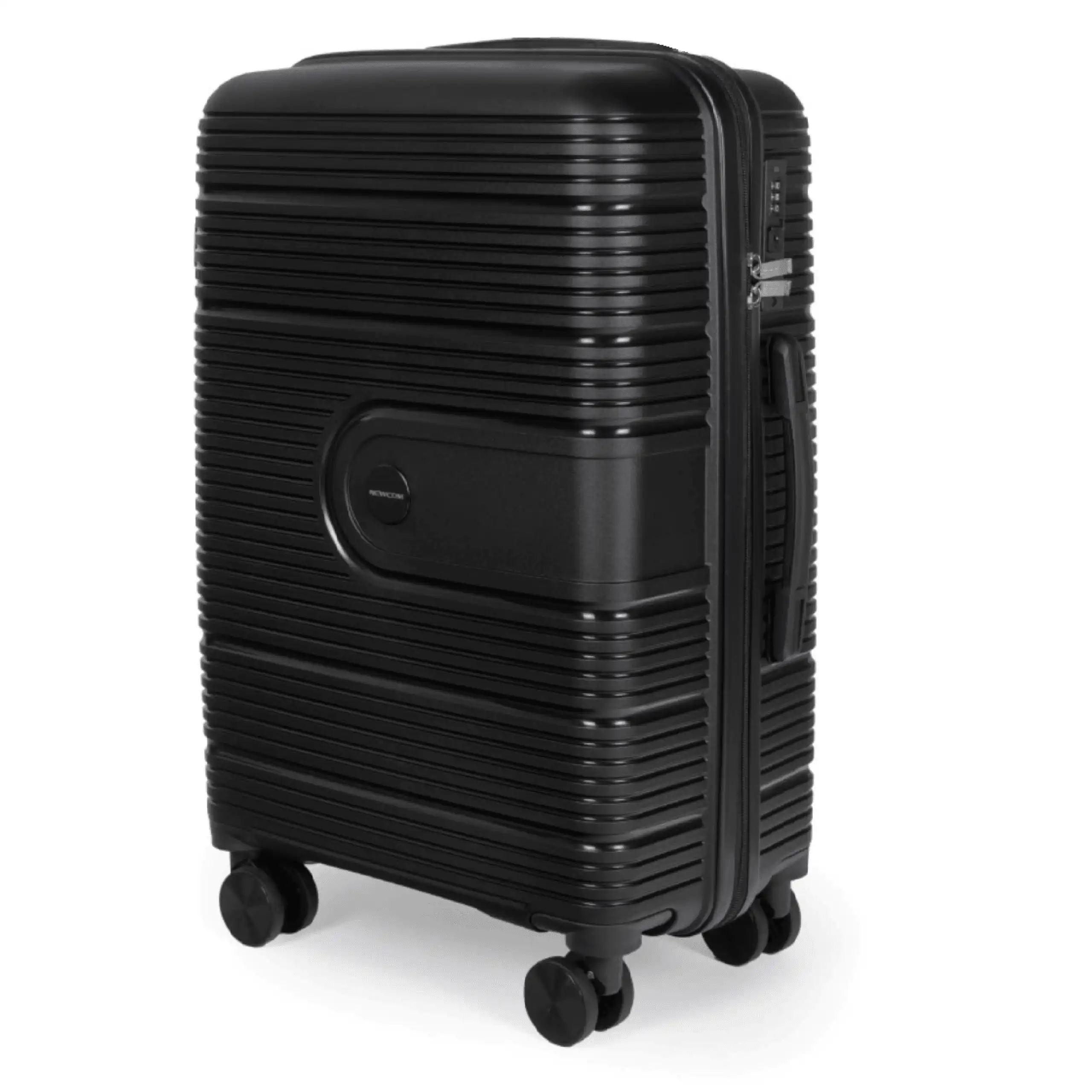 Ελαφριά Μεγάλη Βαλίτσα Newcom (PP) N1594/70 μαύρο