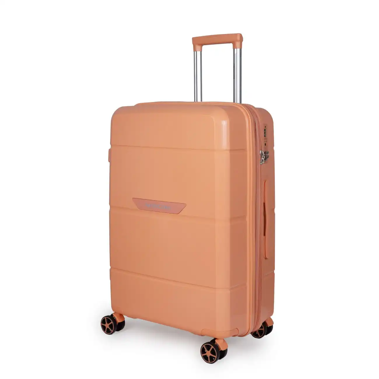 Βαλίτσα μεσαία με 4 ρόδες Newcom (PP) N1595/60 Σομόν