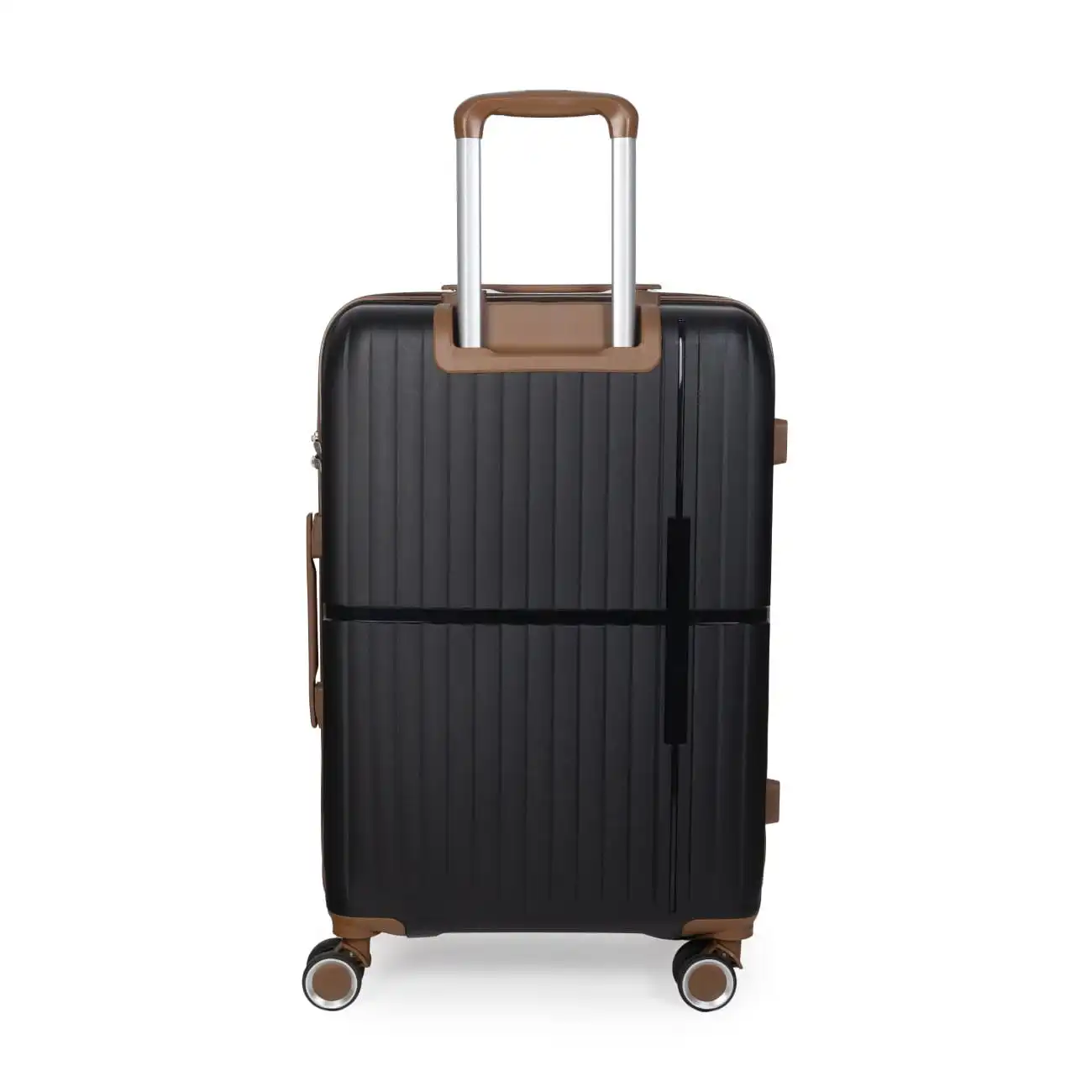 Βαλίτσα σκληρή Newcom (PP) μικρή μεσαία N1596 μαύρο