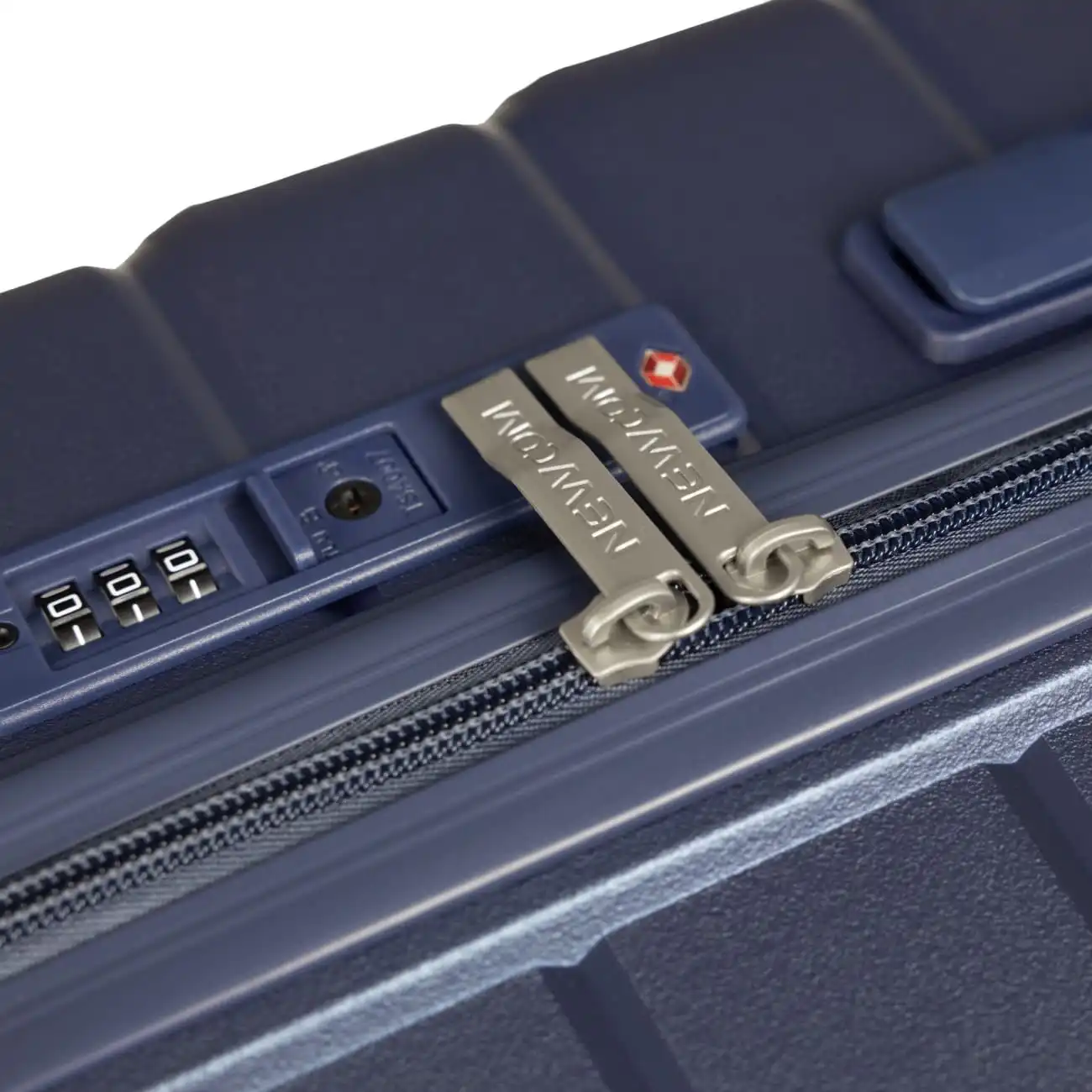 Βαλίτσα σκληρή άθραυστη μεσαία Newcom (PP) N1597/60 μπλε