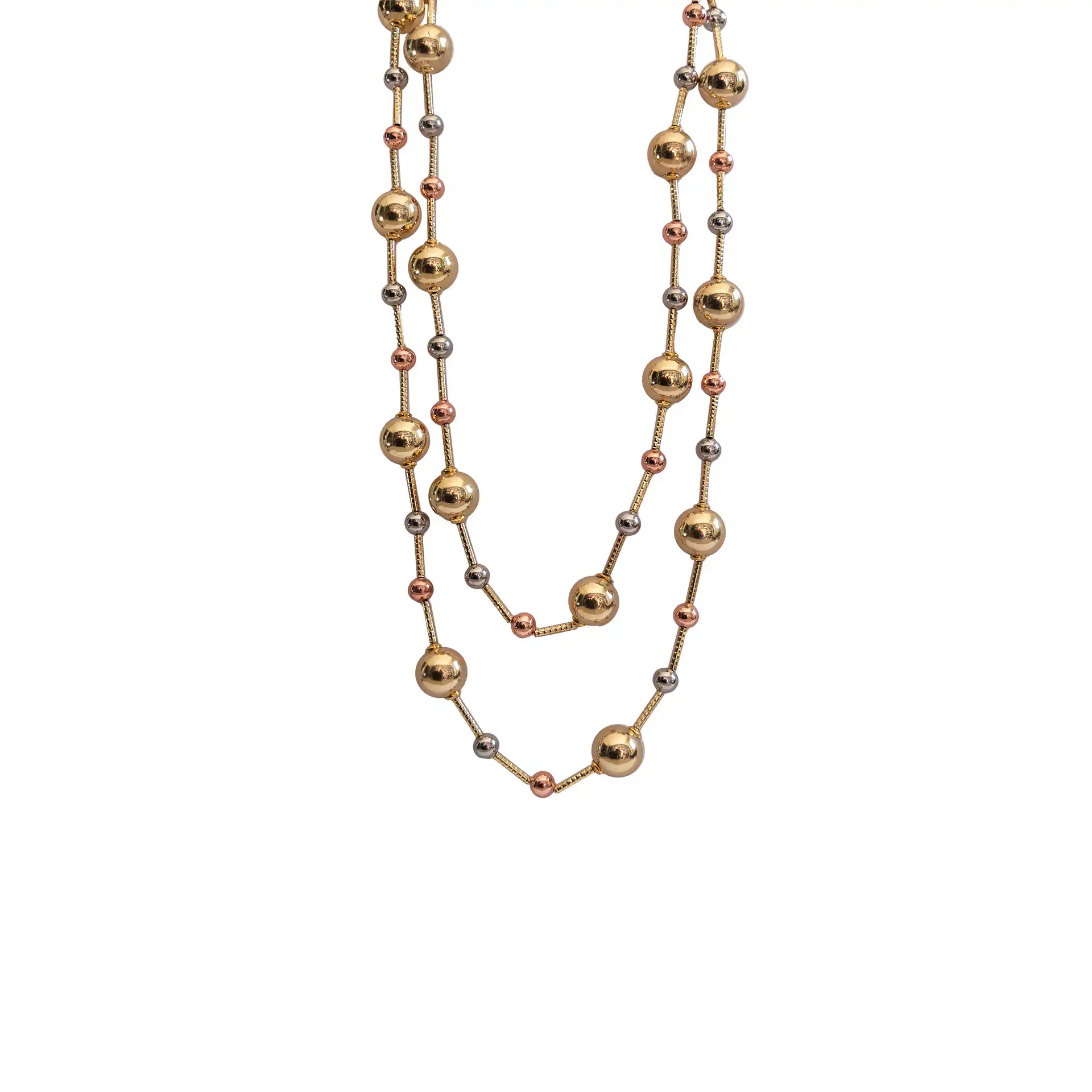 Γυναικείο κολιέ με μπίλιες