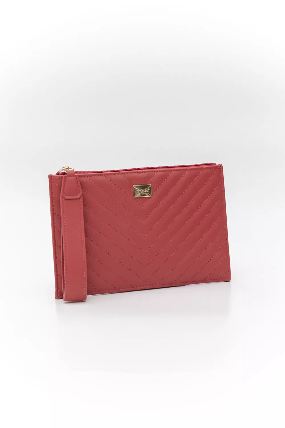 Φάκελος πλακέ σταθερός με φερμουάρ και χειρολαβή με γαζί diagonal Φάκελος πλακέ σταθερός με φερμουάρ και χειρολαβή με γαζί diagonal