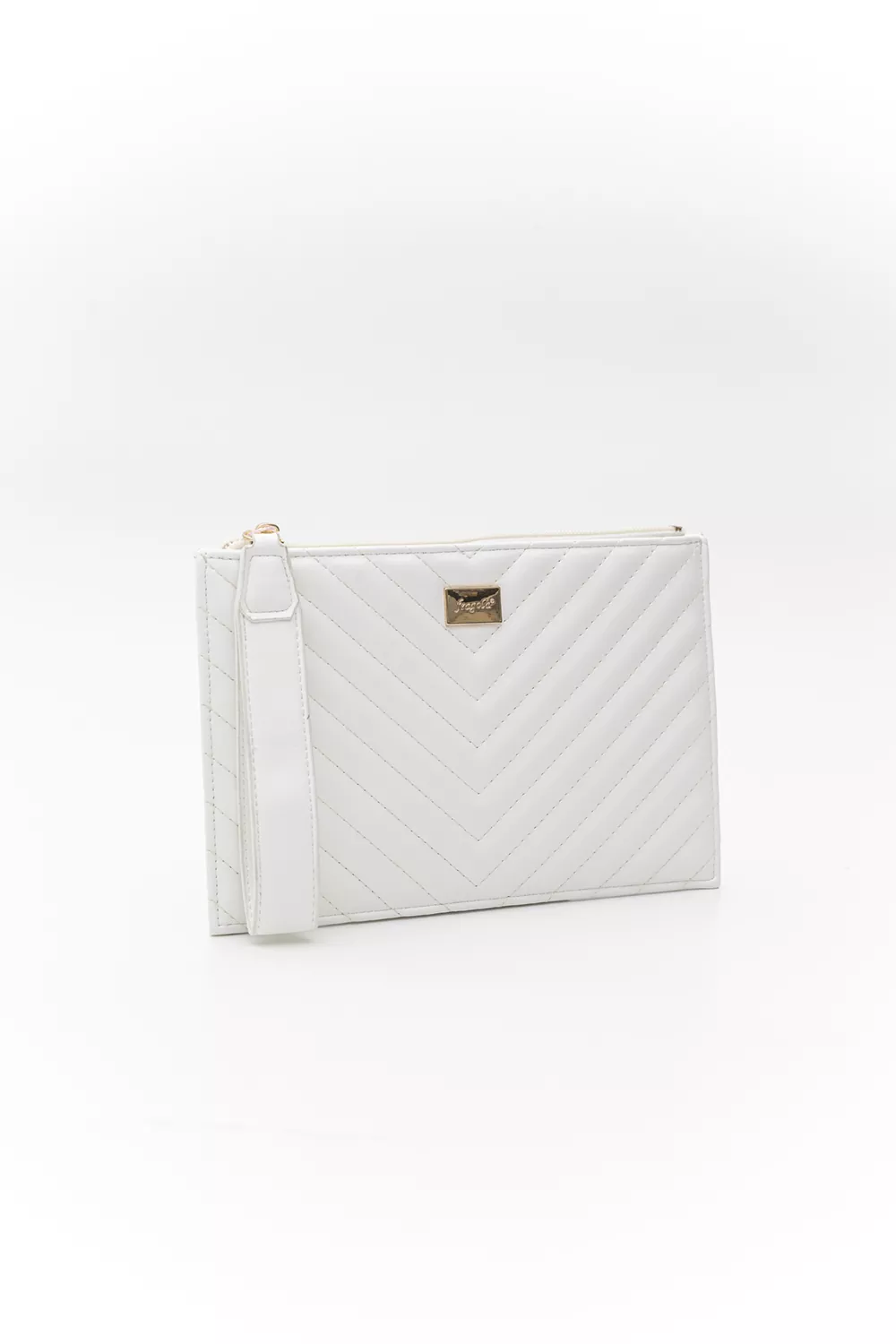 Φάκελος πλακέ σταθερός με φερμουάρ και χειρολαβή με γαζί diagonal Φάκελος πλακέ σταθερός με φερμουάρ και χειρολαβή με γαζί diagonal