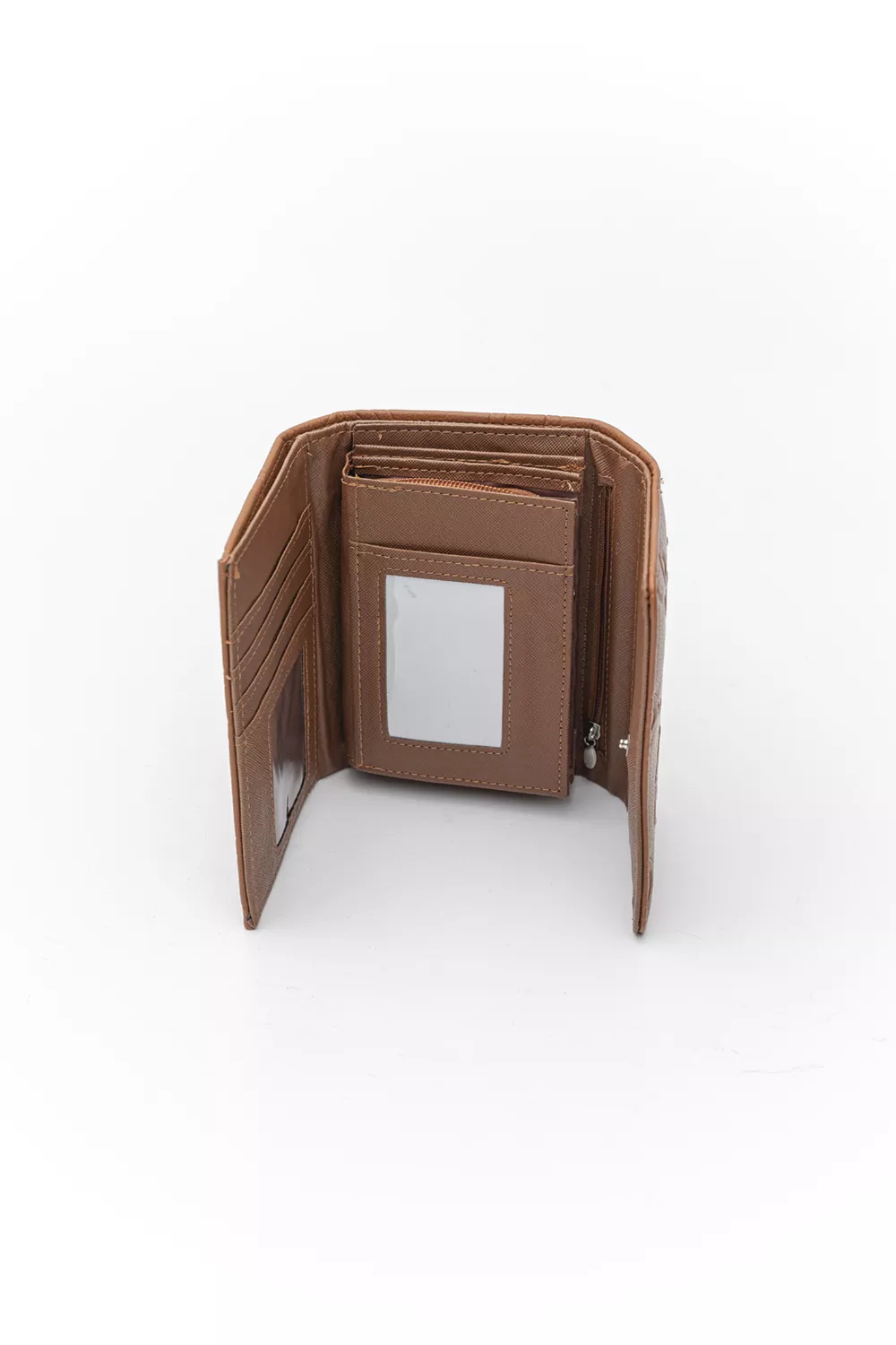 Μεσαίο πορτοφόλι με καπάκι letters