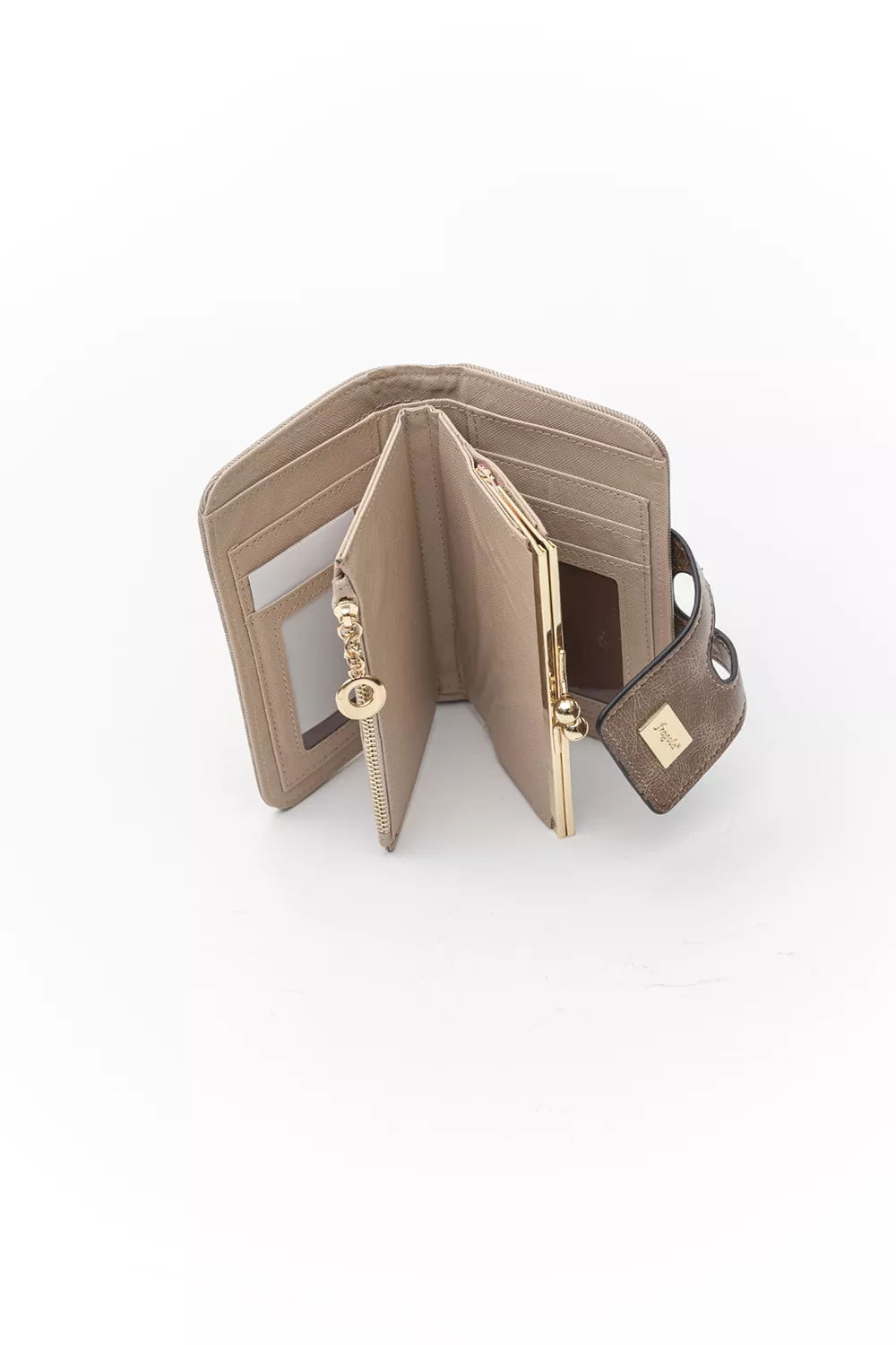 Μεσαίο πορτοφόλι με γλώσσα με μαγνητικό button Μεσαίο πορτοφόλι με γλώσσα με μαγνητικό button