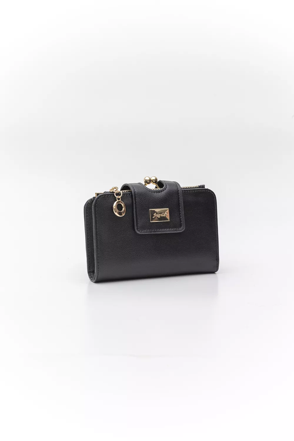 Μεσαίο πορτοφόλι με γλώσσα με μαγνητικό button