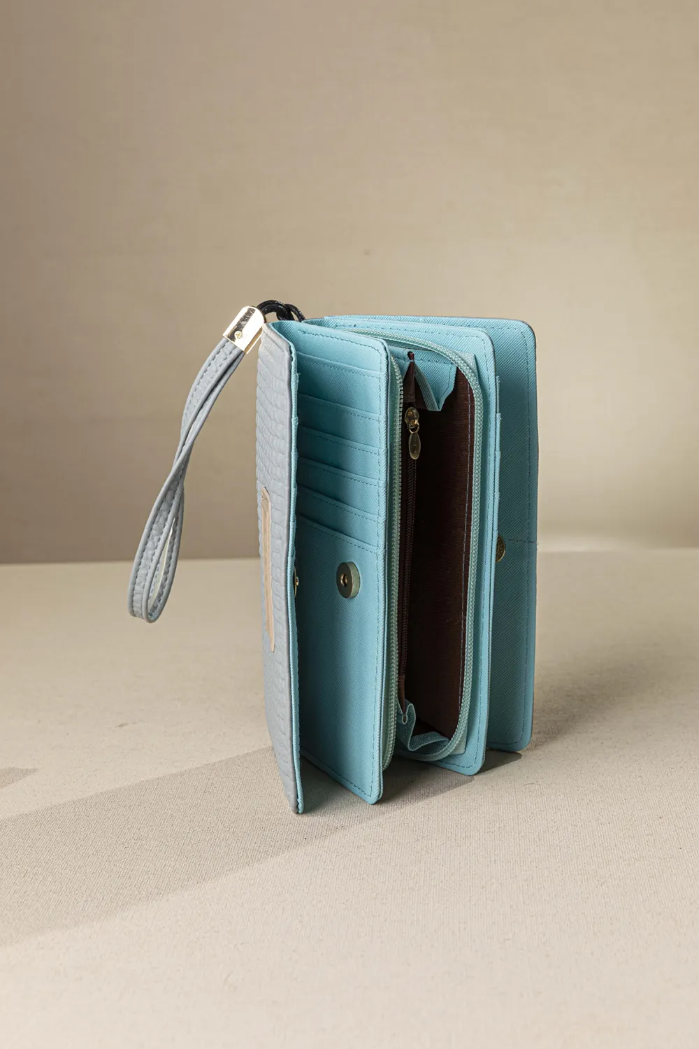 Μεγάλο πορτοφόλι με διπλό άνοιγμα