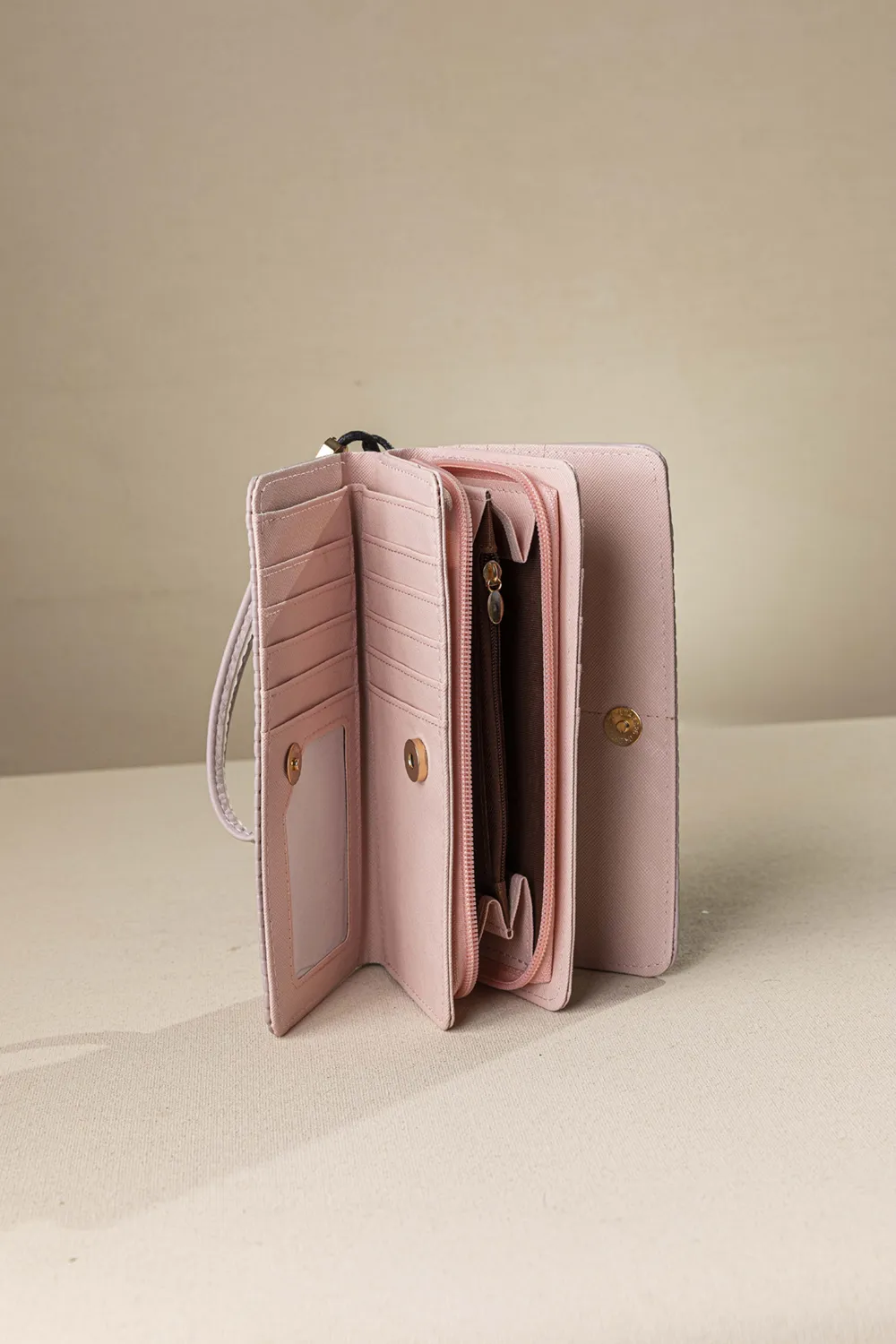 Μεγάλο πορτοφόλι με διπλό άνοιγμα