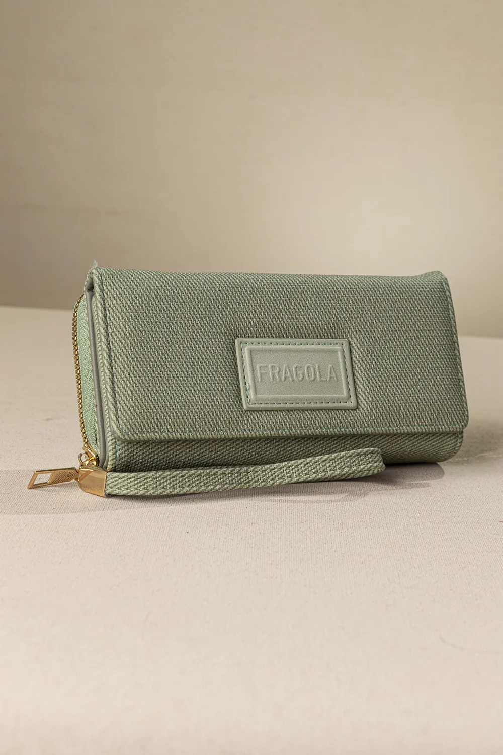 Μεγάλο πορτοφόλι με καπάκι και φερμουάρ