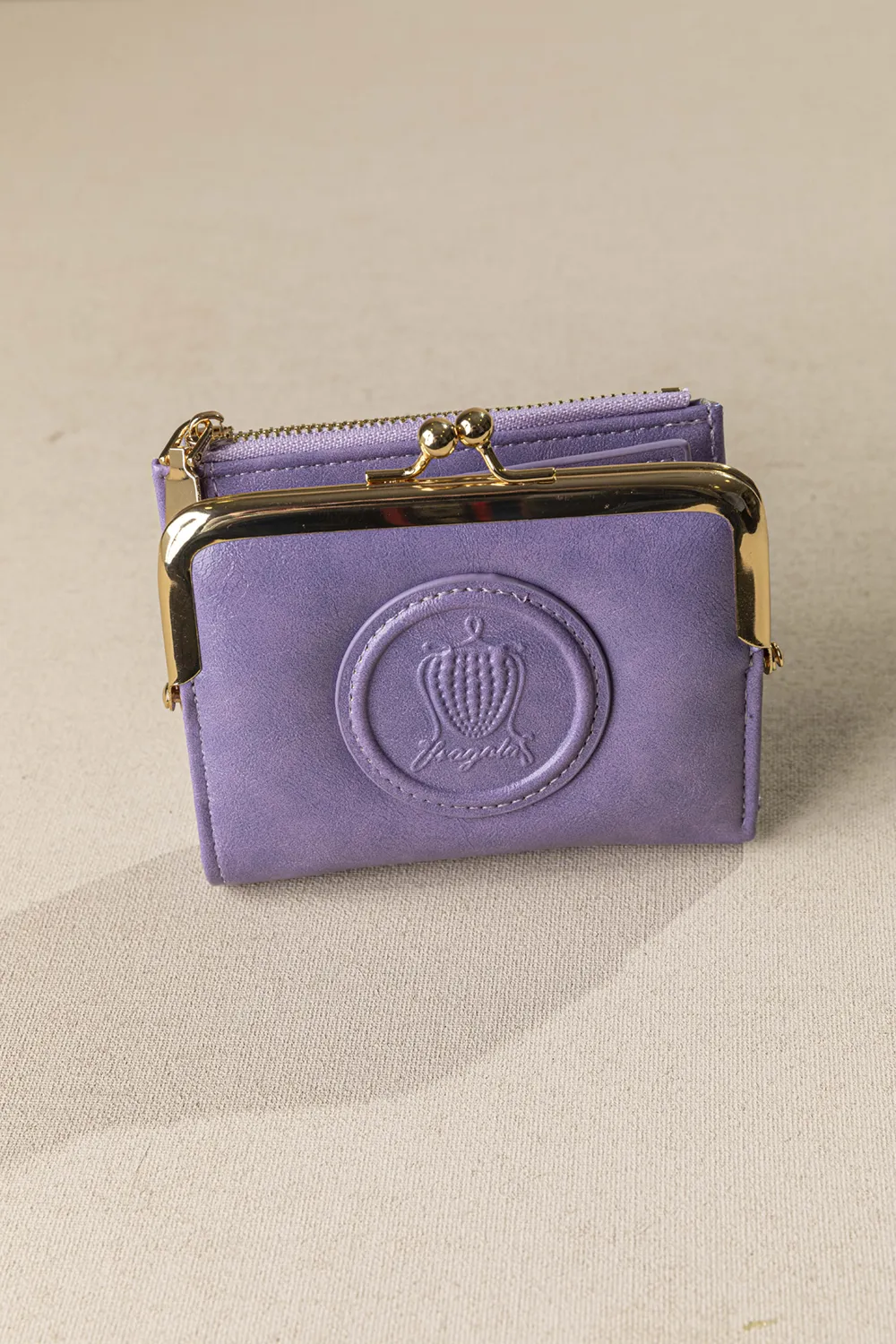 Μικρό πορτοφόλι με vintage στόμιο