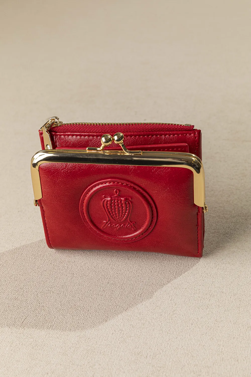 Μικρό πορτοφόλι με vintage στόμιο
