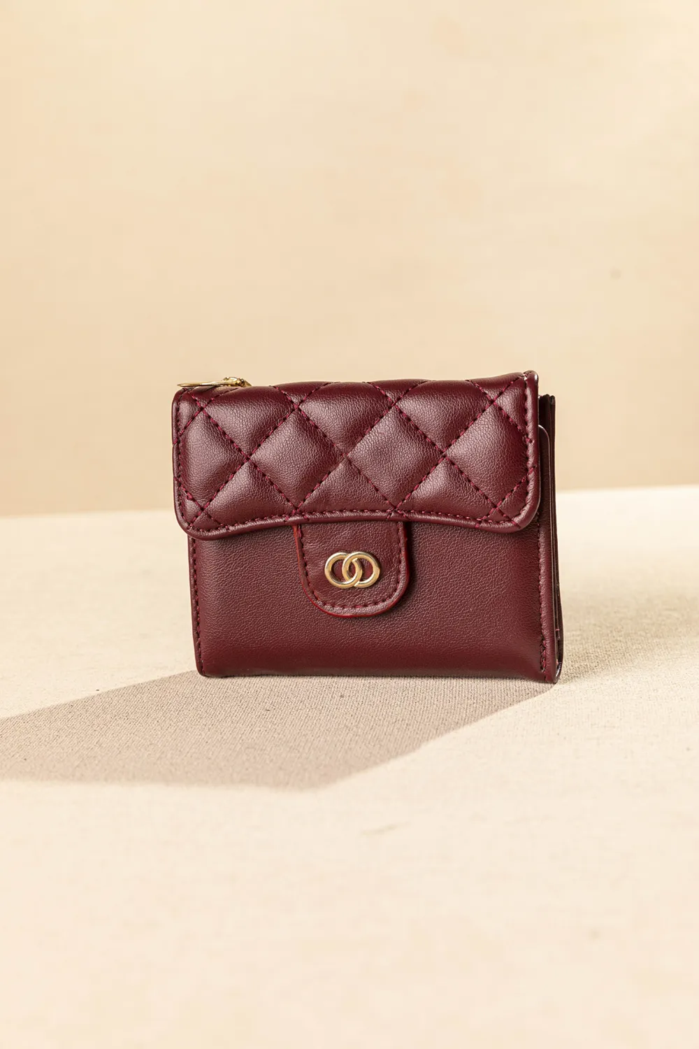 Καπιτονέ μικρό πορτοφόλι