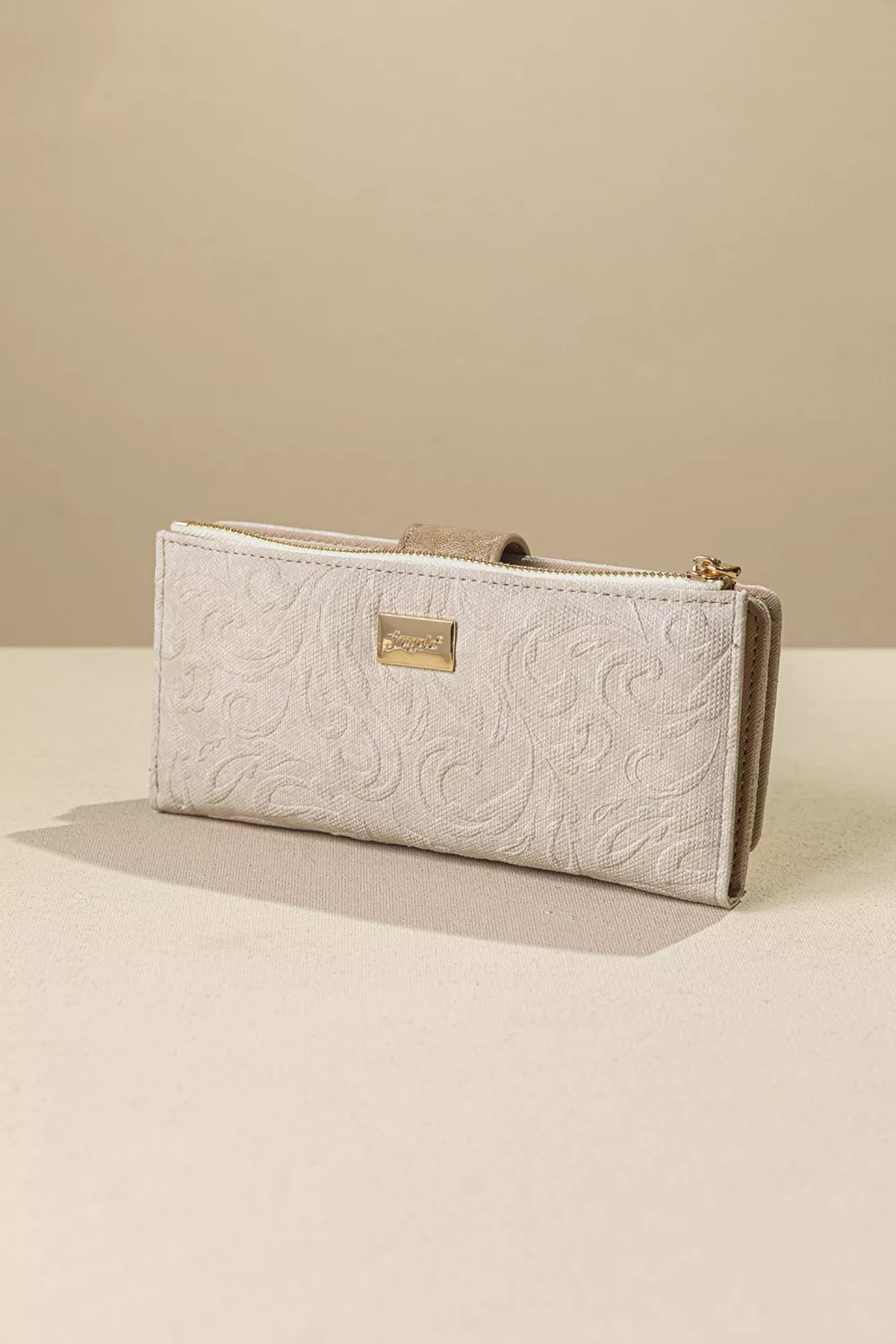 Πολυθέσιο πορτοφόλι με γλώσσα μεγάλου μεγέθους